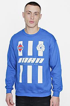 Boohoo Man Stripe Sweater