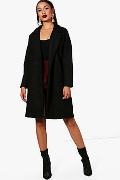 Boohoo Daniella Wool Look Coat