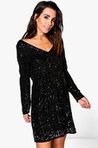 Boohoo Boutique Roksanda Embellished Shift Dress