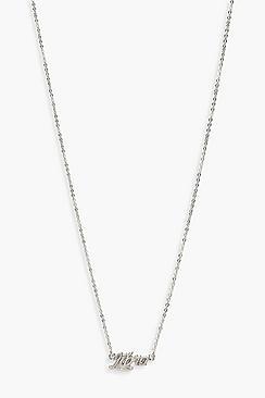 Boohoo Leah Libra Star Sign Necklace