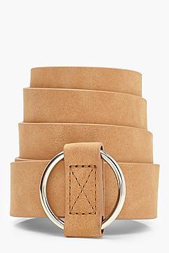 Boohoo Circle Buckle Thread Through Belt