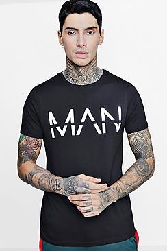Boohoo Man Large Dash T-shirt
