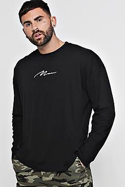 Boohoo Oversized Man Signature L/s T-shirt