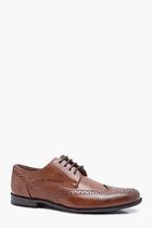 Boohoo Tan Wingcap Brogue