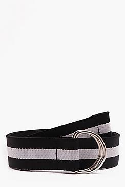 Boohoo Stripe Tape Belt