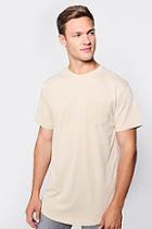 Boohoo Longline Curve T-shirt With Biker Panel
