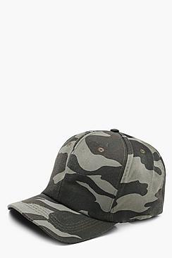 Boohoo Rosie All Over Camo Baseball Cap