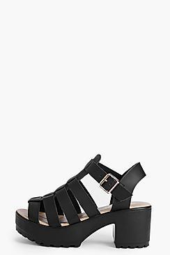 Boohoo Lexi Fisherman Cleated Sandal