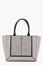 Boohoo Tia Mixed Panel Tote Bag
