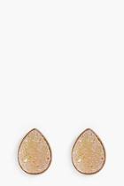 Boohoo Beatrice Tear Drop Sparkle Bridal Earrings