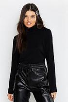 Boohoo Basic Loose Fitting Turtle Neck T-shirt