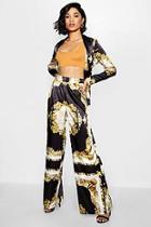 Boohoo Sofia Scarf Print Trouser