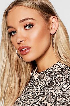 Boohoo Mixed Metal Chunky Hoop Pack