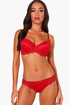Boohoo Riley Shimmer Lacer Knicker