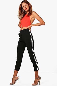 Boohoo Katy Side Stripe Trouser