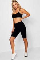 Boohoo Nancy Wide Rib Cycling Shorts