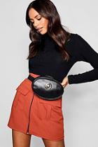 Boohoo Geo Medallion Belt Bag