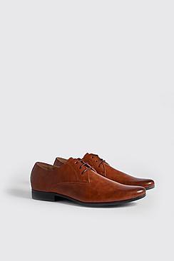 Boohoo Plain Faux Leather Smart Shoe