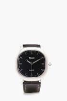 Boohoo Black Square Face Watch