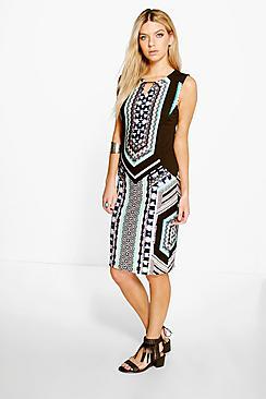 Boohoo Andrade Sleeveless Shift Dress