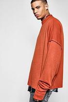 Boohoo Super Oversized Sweatshirt With Exposed Seams