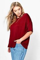 Boohoo Plus Carys Oversize Basic Tee