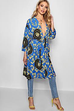 Boohoo Laura Printed Kimono