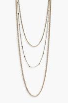 Boohoo Josie Layered Chains Necklace