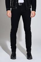 Boohoo Premium Skinny Fit Jeans With Studwork