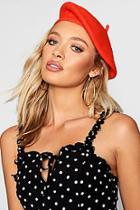 Boohoo Bella Bright Beret Hat