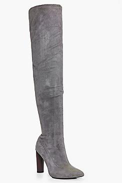 Boohoo Edith Thigh Stretch Boot