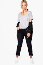 Boohoo Plus Charis Black Denim Jegging Black