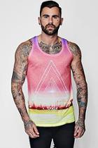 Boohoo Ibiza Sunset Sublimation Vest