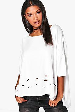 Boohoo Mia Laundered Oversized T-shirt