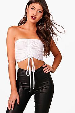 Boohoo Sophia Ruched Bandeau