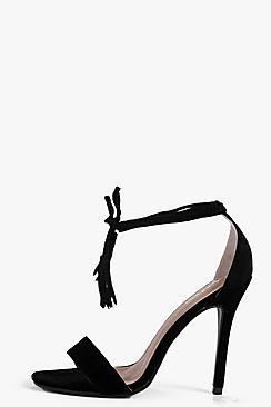 Boohoo Mira Two Part Wrap Strap Stiletto