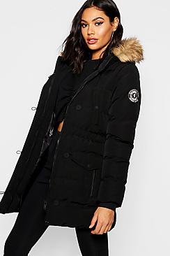 Boohoo Luxe Mountaineering Parka