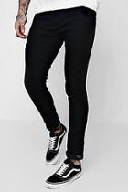 Boohoo Skinny Fit Jeans With Camo Turn Ups