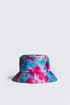 Boohoo Tie Dye Bucket Hat