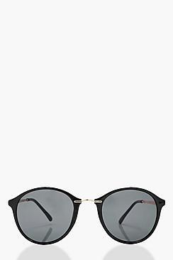 Boohoo Bethany Large Round Sunglasses