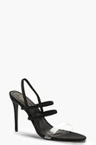 Boohoo Strappy Clear Strap Heels