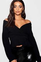 Boohoo Tall Off The Shoulder Blouse