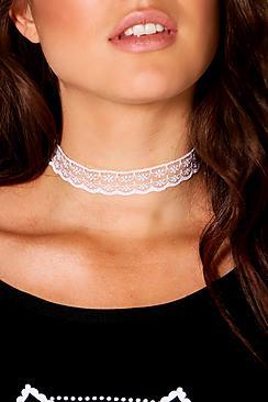 Boohoo Plus Lenka Lace Choker
