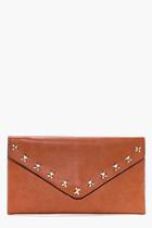 Boohoo Brooke Cross Detail Envelope Clutch Bag