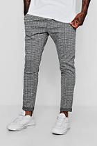 Boohoo Square Check Trouser Jogger