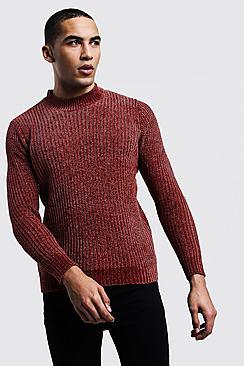 Boohoo Chenille Turtle Neck Sweater