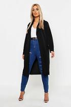 Boohoo Plus Oversized Fold Over Duster