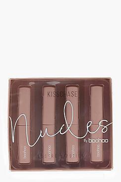 Boohoo 4 Nude Lustre Lipsticks