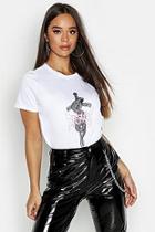 Boohoo Extreme Oversized Thrills Slogan Rock T-shirt