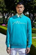 Boohoo Fm Man Signature Embroidered Sweater